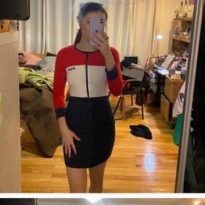 Zip up fila dress, never worn out